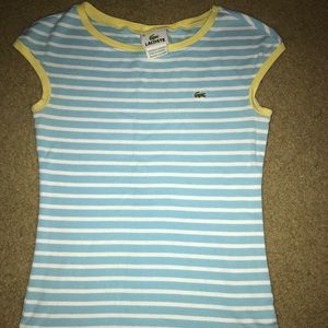 Women's Lacoste tee size 36 fits like a an xs